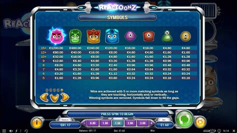 reactoonz online casino